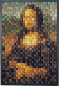 Mona Lisa Pixel Artwork